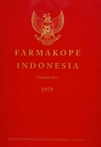 Image of FARMAKOPE INDONESIA EDISI 3
