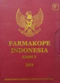Image of FARMAKOPE INDONESIA EDISI 5 BUKU 1