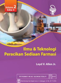 Image of ILMU DAN TEKNOLOGI PERACIKAN SEDIAAN FARMASI VOL2 EDISI 4