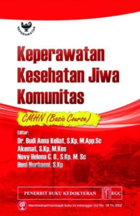 Image of KEPERAWATAN KESEHATAN JIWA KOMUNITAS : CMHN (BASIC COURSE)
