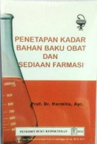 Image of PENETAPAN KADAR BAHAN BAKU OBAT DAN SEDIAAN FARMASI